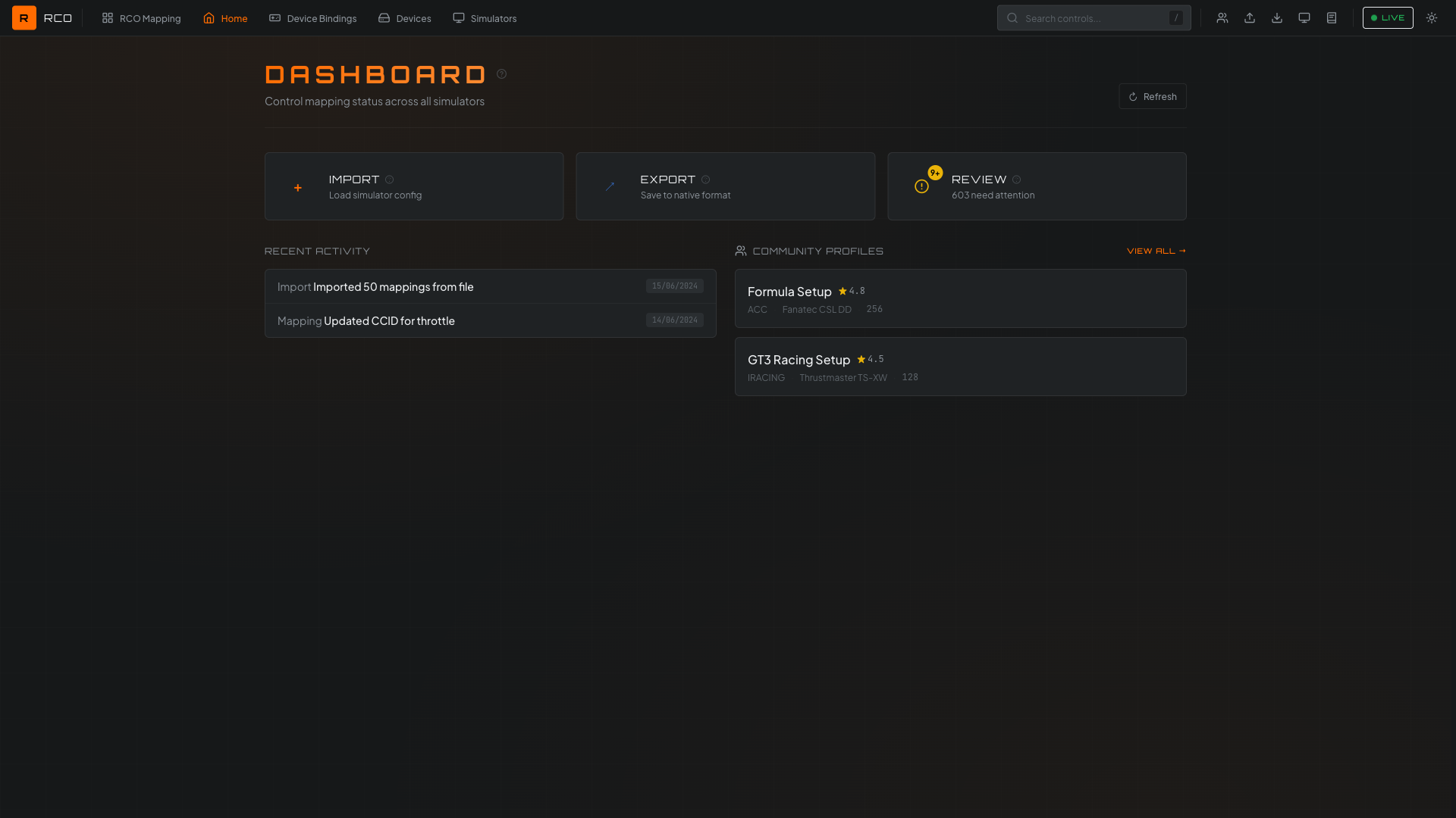 Dashboard